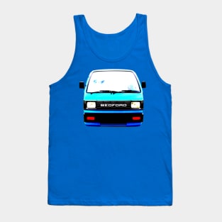 Bedford Rascal 1980s classic microvan high contrast Tank Top